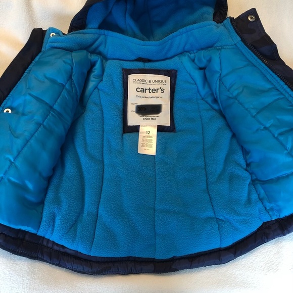 Carter’s Winter Jacket - 12m - Picture 2 of 2